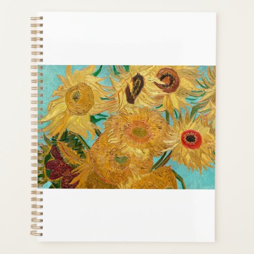 Sunflowers by Vincent van Gogh Planner