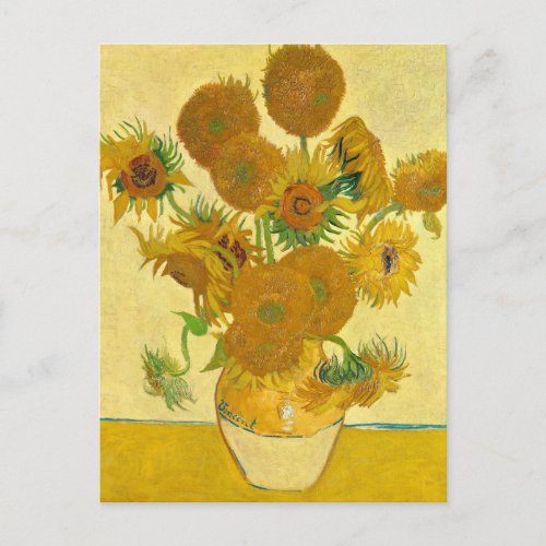 Sunflowers by Vincent Van Gogh Postcard