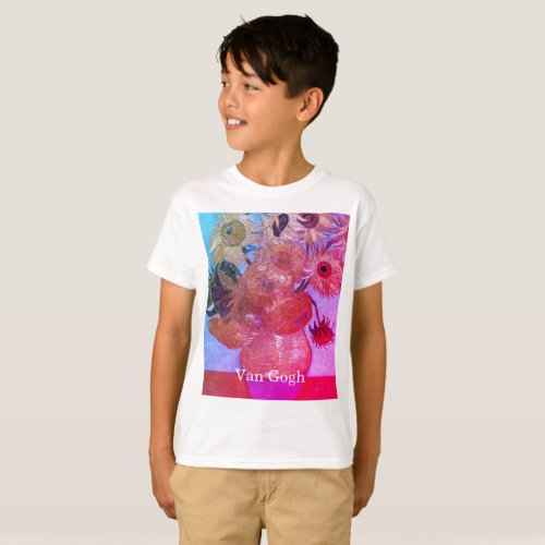 Sunflowers by Vincent van Gogh T_Shirt