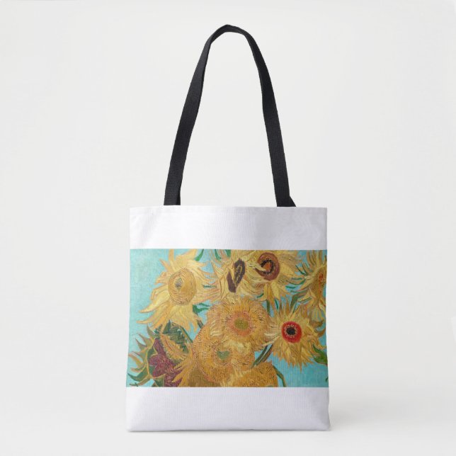 Sunflowers by Vincent van Gogh Tote Bag (Front)