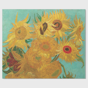 Sunflowers by Vincent Van Gogh Wrapping Paper