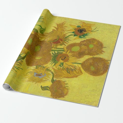 Sunflowers by Vincent van Gogh Wrapping Paper