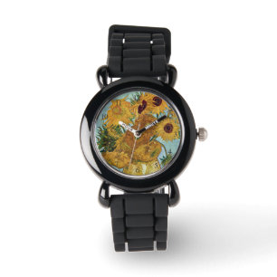 Sunflowers by Vincent Van Gogh Wristwatch