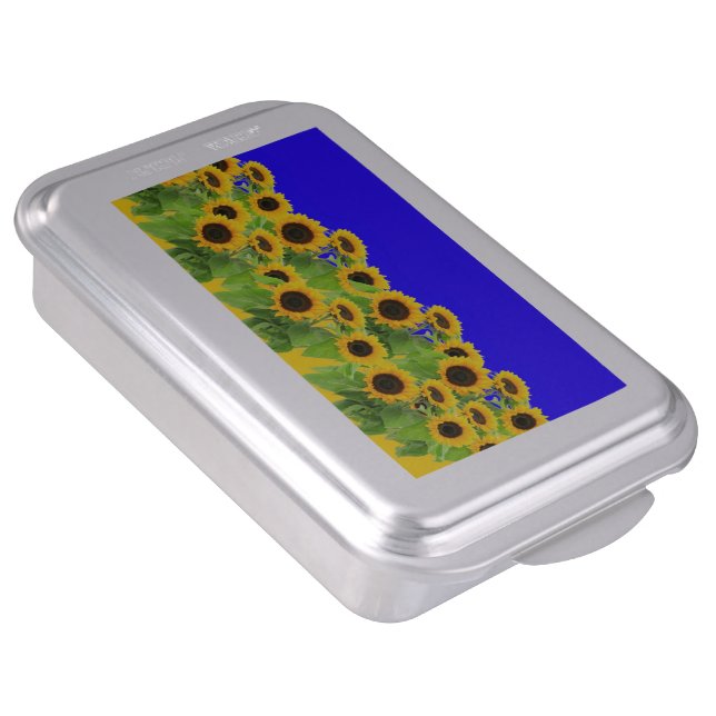 Sunflowers Cake Pan (Side)