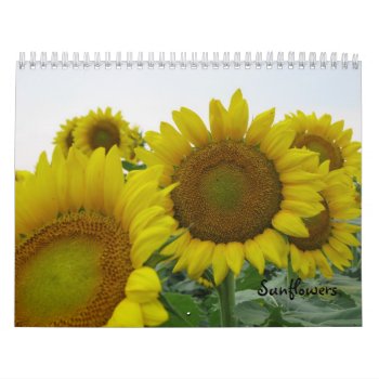 Sunflowers Calendar by iiiyaaa at Zazzle