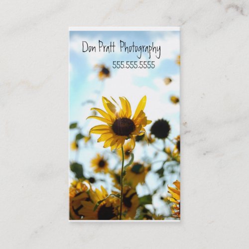Sunflowers Business Cards
