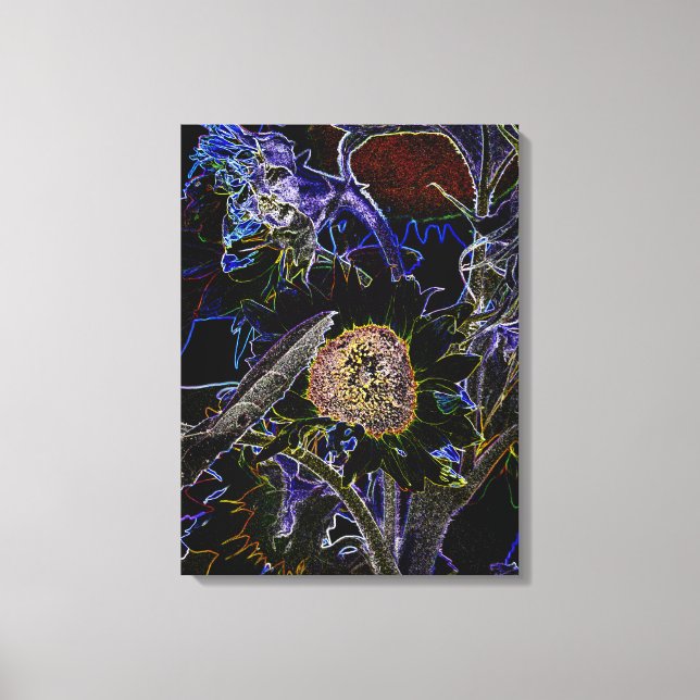 SUNFLOWERS CANVAS PRINT (Front)