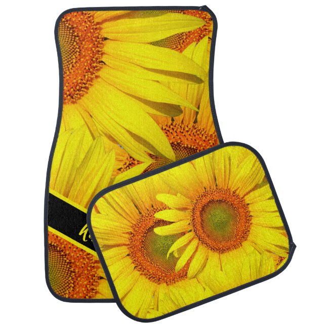 Sunflowers Car Floor Mat (Set)