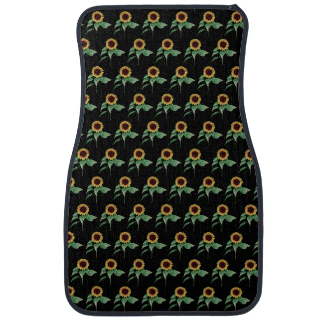 Sunflowers Car Floor Mat (Front)