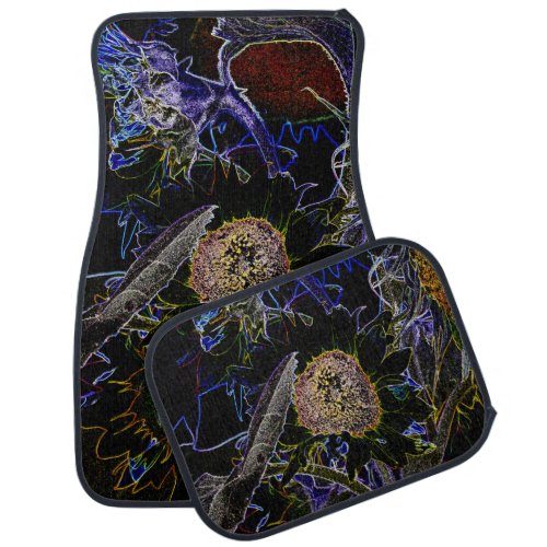 SUNFLOWERS CAR MAT