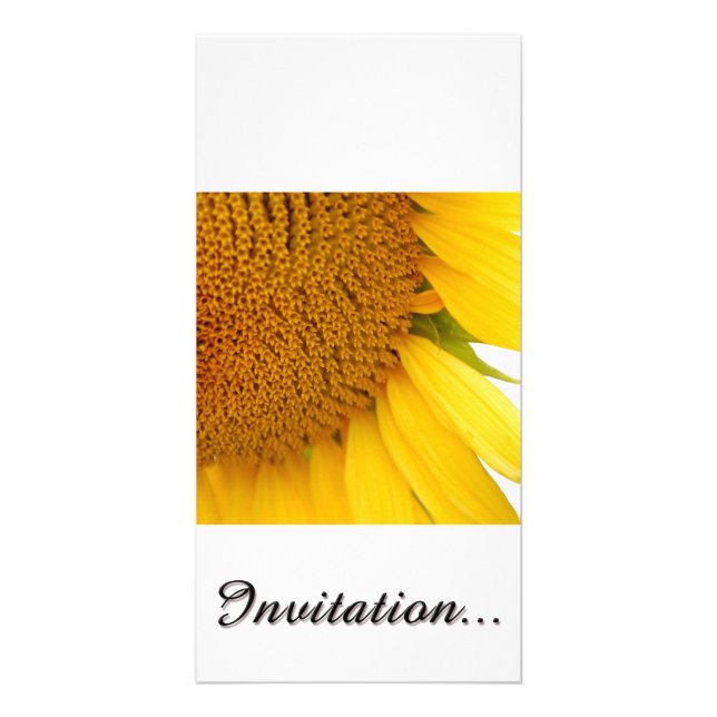 Sunflowers Card (Front)