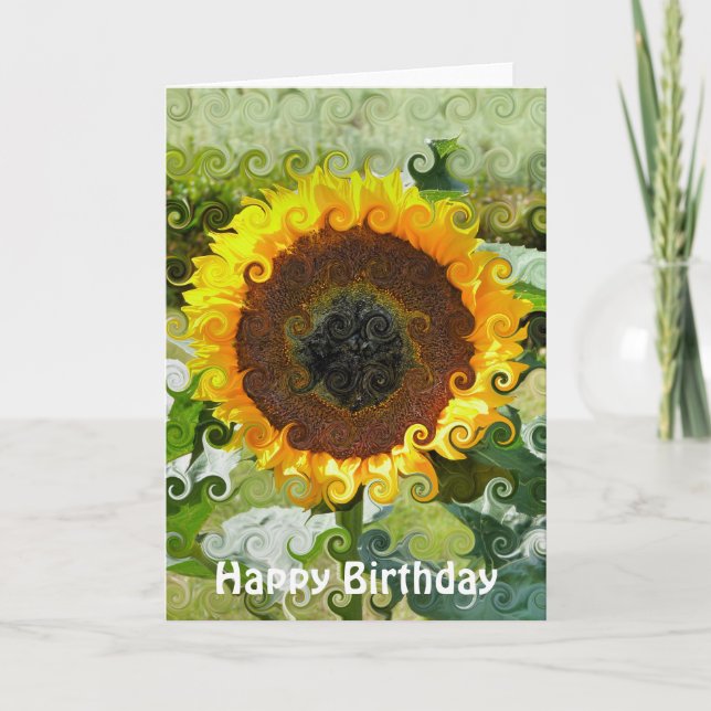 SUNFLOWERS CARD (Front)