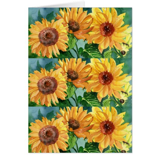 Sunflowers Cards (Front)