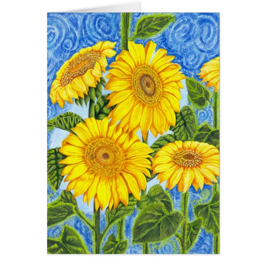 Sunflowers Cards (Front)
