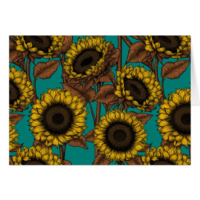 Sunflowers Cards (Front Horizontal)