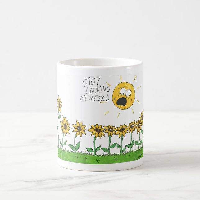 Sunflowers - Cartoon Mug (Center)