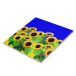 Sunflowers Ceramic Tile Ukraine Flag Colors<br><div class="desc">Sunflowers Ceramic Tiles Freedom Ukraine Peace Ukrainian Flag Colors - Support Independence Together - Victory ! Let's make the world a better place - everybody together ! A better world begins - depends - needs YOU too ! You can transfer to 1000 Zazzle products. Resize and move or remove and...</div>