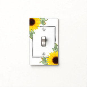 Sunflowers Chic Rustic Elegant Country Chic Cute Light Switch Cover
