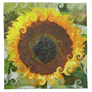 SUNFLOWERS CLOTH NAPKIN