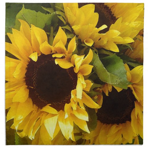 Sunflowers Cloth Napkin