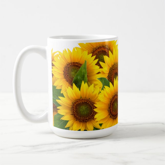 Sunflowers Coffee Mug (Left)