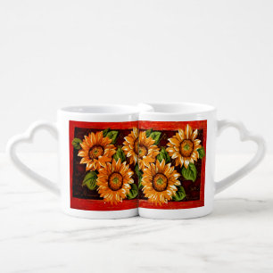 Sunflowers Coffee Mug Set