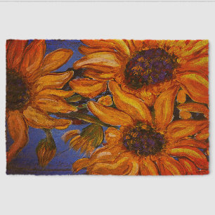 Sunflowers Coir Mat