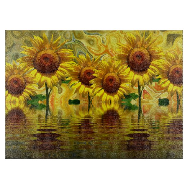 Sunflowers Cutting Board (Front)