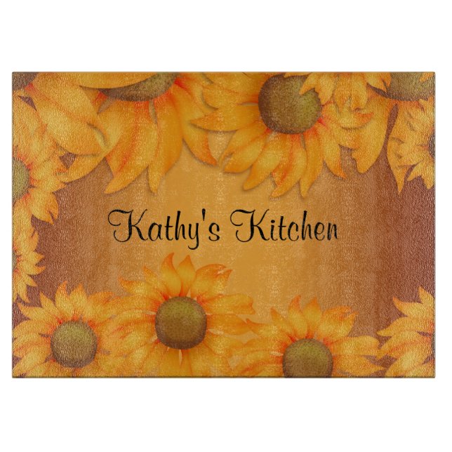 Sunflowers Cutting Board (Front)