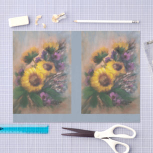 Sunflowers DBL Tissue Paper