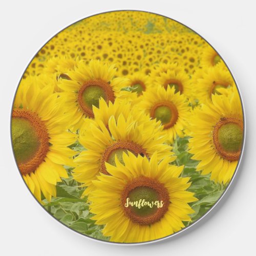 Sunflowers Design Wireless Charger