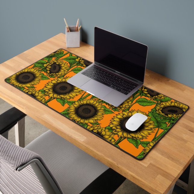 Sunflowers Desk Mat (Office 2)
