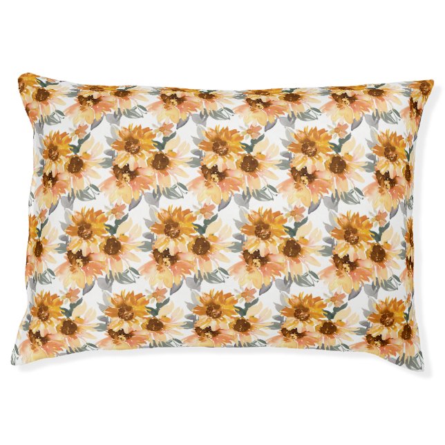 Sunflowers Dog Bed (Front)