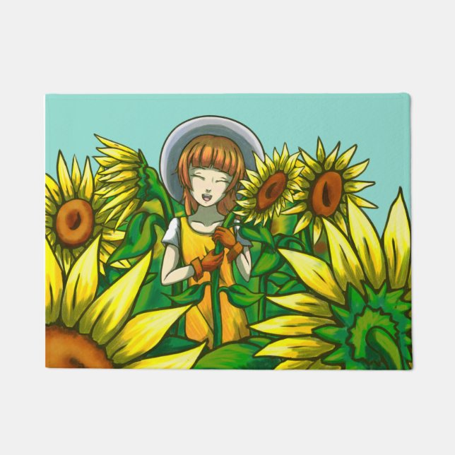 Sunflowers Doormat (Front)