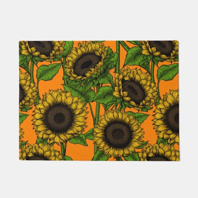 Sunflowers Doormat (Front)