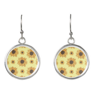 Sunflowers earrings