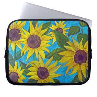 Sunflowers Electronics Bag