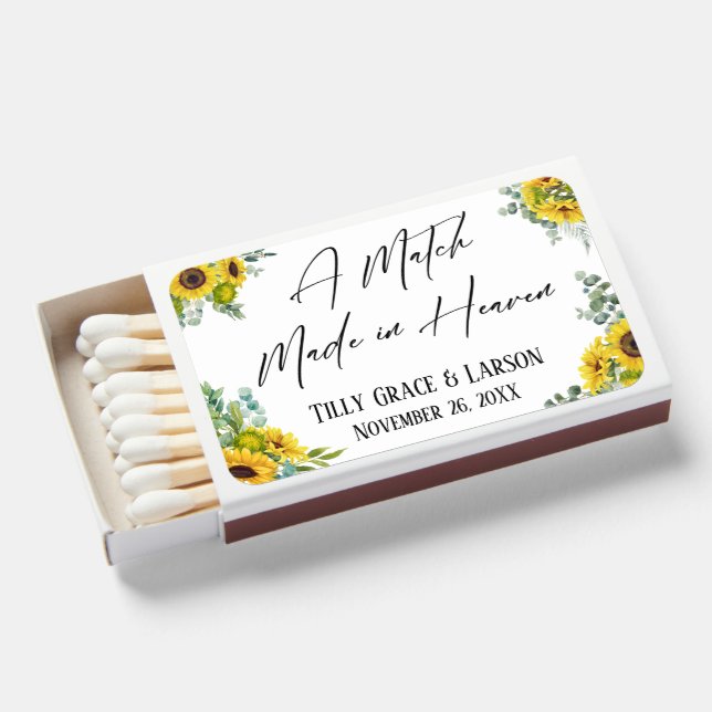 Sunflowers & Eucalyptus A Match Made in Heaven (Front Open)