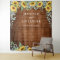 Sunflowers Eucalyptus Wedding Photo Booth Backdrop