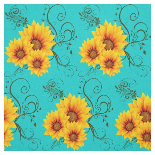 Sunflowers Fabric