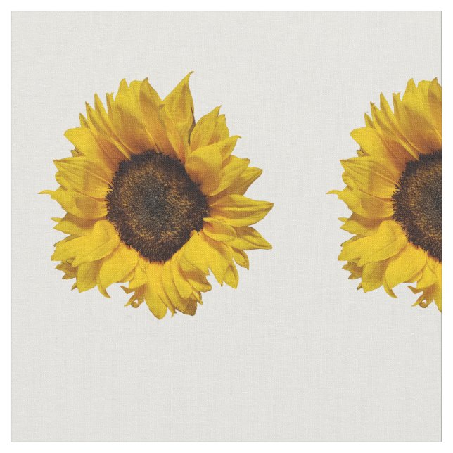 Sunflowers Fabric (Close Up)