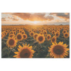 Sunflowers Field Decoupage