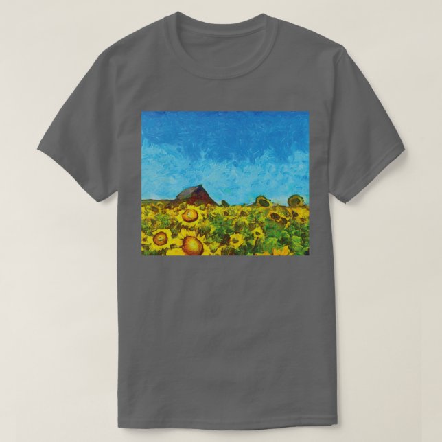 Sunflowers Field T-Shirt (Design Front)