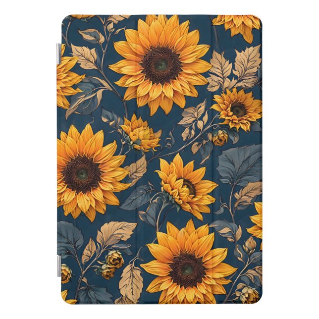 Sunflowers Floral iPad Pro Cover (Front)