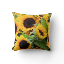 Sunflowers Floral Pillows