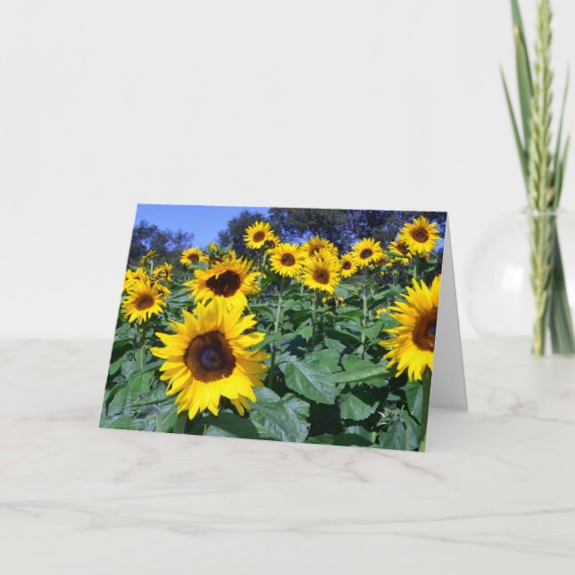 Sunflower's for Mom Card (Front)
