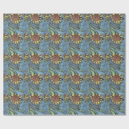 Sunflowers Forever - Kids Art for CHOC Wrapping Paper