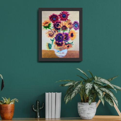 Sunflowers Framed Art