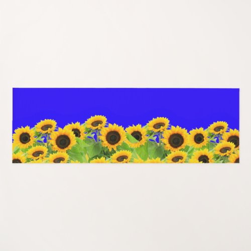 Sunflowers _ Freedom Ukraine Peace Ukrainian Flag  Yoga Mat