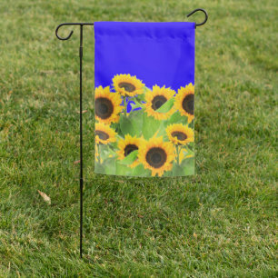 Sunflowers Garden Flag Ukraine Flag Colors Support